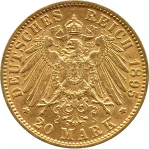 Niemcy, Hamburg, 20 marek 1895 J, Hamburg