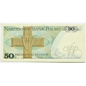 PRL, generál K. Świerczewski, 50 zlotých 1975, séria BL, Varšava, UNC