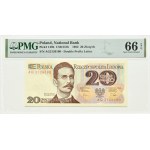 People's Republic of Poland, R. Traugutt, 20 gold 1982, AG series, PMG 66 EPQ