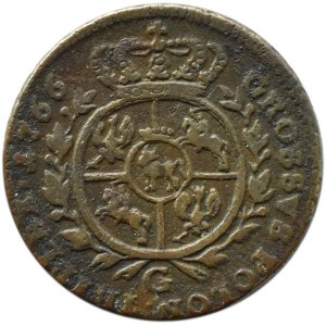 Stanisław A. Poniatowski, trojak 1766 G, Kraków