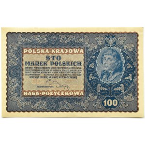 II RP, 100 marek 1919, IF seria F