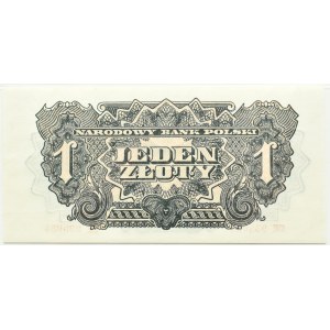 People's Poland, Lublin series, 1 zloty 1944, CH series, ....-owym, PMG 66 EPQ