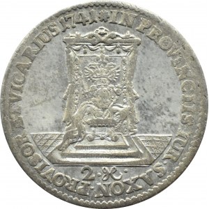 August III Saský, vikársky dvojkrál 1741, Drážďany