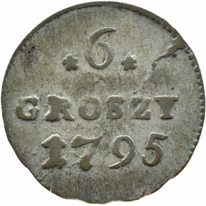 Stanisław A. Poniatowski, 6 groszy 1795, Warszawa