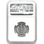 RP, 1 zloty 1949 aluminum, Warsaw, NGC MS63