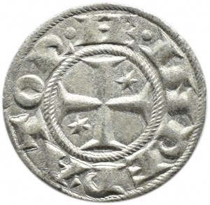 Italy, Kingdom of Sicily, Henry VI (1194-1197), denarius, Brindisi, BEAUTIFUL!