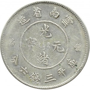 Chine, province du Yunnan, 50 cents 1908