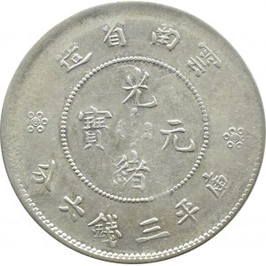 Chiny, Prowincja Yunnan, 50 centów 1908