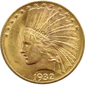USA, Indian, $10 1932, Philadelphia, Beautiful