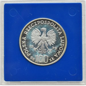 PRL, 100 złotych 1979, H. Wieniawski, Warszawa, UNC