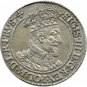 Zygmunt III Waza, ort 1618 PRVS:+, Gdańsk, BARDZO ŁADNY