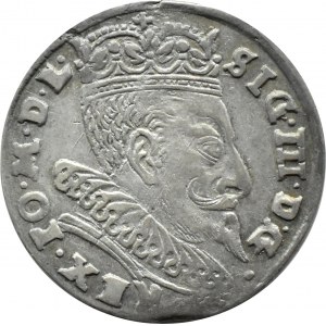 Zygmunt III Waza, trojak 1596, Wilno, CHALECKI i PRUS