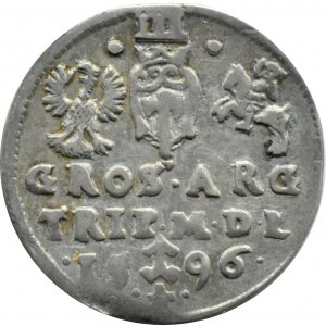 Zygmunt III Waza, trojak 1596, Wilno, CHALECKI i PRUS