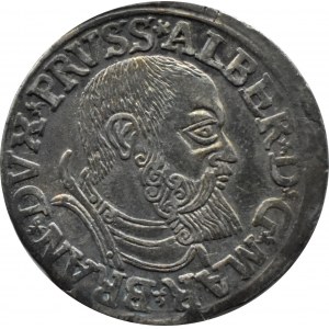 Prusy Książęce, Albrecht Hohenzollern, trojak 1540, Królewiec - NIEOPISANY