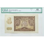 Generalna Gubernia, 100 złotych 1940, seria E, GDA 65 EPQ