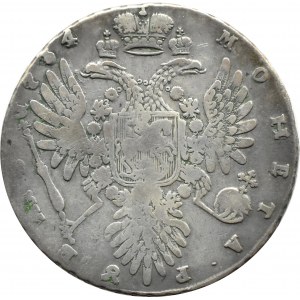 Rosja, Anna, rubel 1734, Moskwa