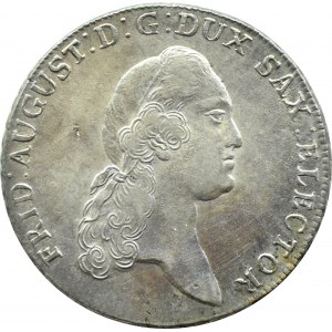 Niemcy, Saksonia, Fryderyk August III, talar 1780 I.E.C., Drezno, PIĘKNE!