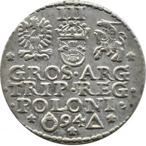 Zygmunt III Waza, trojak 1594, Malbork