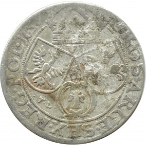 Jan II Kazimierz, szóstak 1659 TL-B, Kraków, GIRLANDY, RZADKI