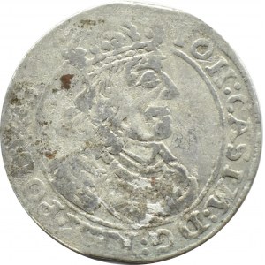 Jan II Kazimierz, szóstak 1660 TT, ...&SVE, Bydgoszcz, z obwódkami