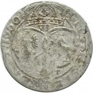Jan II Kazimierz, szóstak 1660 TT, ...&SVE, Bydgoszcz, z obwódkami