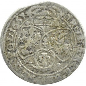 Jan II Kazimierz, szóstak 1667 TL-B, Bydgoszcz