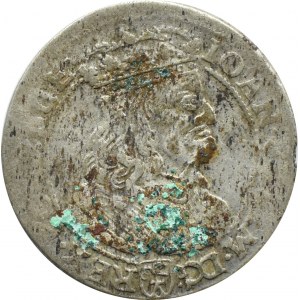 Jan II Kazimierz, szóstak 1667 TLB, Bydgoszcz, ROZETY
