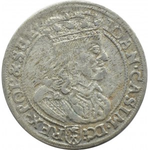 Jan II Kazimierz, szóstak 1667 TLB, Bydgoszcz, ROZETY