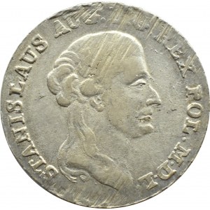 Stanisław A. Poniatowski, 8 groszy srebrnych (dwuzłotówka) 1792 E.B.. Warszawa