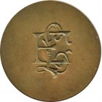 Przełom XIX/XX wiek, nieznane dominium, monogram EL, 5 złotych