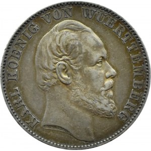 Niemcy, Wirtembergia, Karol, talar zwycięstwa 1871, Stuttgart