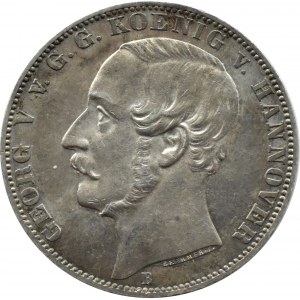 Niemcy, Hannover, Georg V, talar 1865 B, Hannover, 50-lecie bitwy pod Waterloo