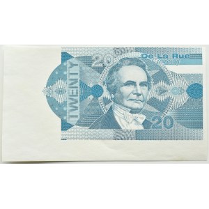 Banknot testowy, De La Rue Currency - 20 - jednostronny