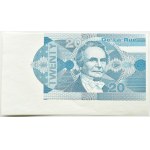 Banknot testowy, De La Rue Currency - 20 - jednostronny