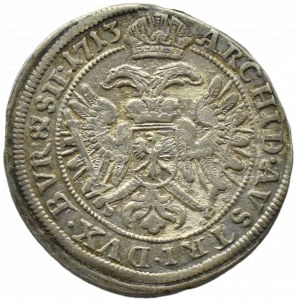 Śląsk, Karol VI, 6 krajcarów 1713, Wrocław