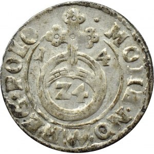 Zygmunt III Waza, półtorak 1614, Bydgoszcz, RZADKI