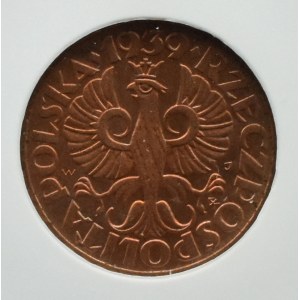II RP, grosz 1939, Warszawa, UNC