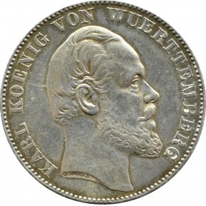 Niemcy, Wirtembergia, Karol, talar zwycięstwa 1871, Stuttgart