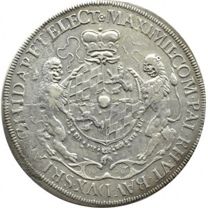 Niemcy, Bawaria, Maksymilian I Wittelsbach, talar, 1627, Monachium