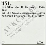 Jan II Kazimierz, ort 1658 DL, Gdańsk