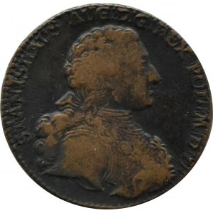 Stanisław A. Poniatowski, trojak 1766 G, Kraków - zbrojarz