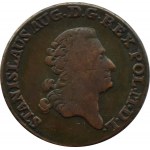 Stanisław A. Poniatowski, trojak 1782 E.B., Warszawa, najniższy nakład z trojaków