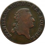Stanisław A. Poniatowski, trojak 1782 E.B., Warszawa, najniższy nakład z trojaków
