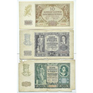 Generalna Gubernia, lot banknotów 1940, Kraków