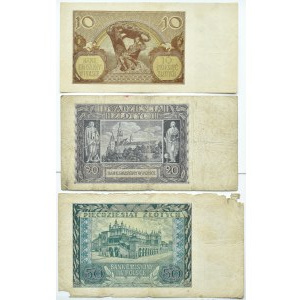 Generalna Gubernia, lot banknotów 1940, Kraków