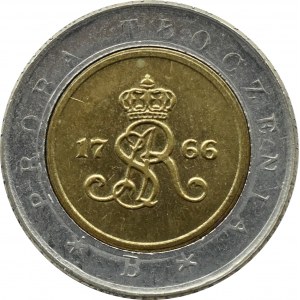 III RP, próba tłoczenia 5 złotych 1994, Warszawa, UNC