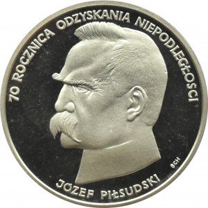 PRL, 50000 złotych 1988, J. Piłsudski, Warszawa, PCGS PR68DCAM