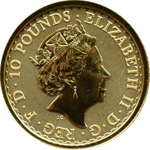 United Kingdom, Britannia, £10 2022, Llarisant, UNC