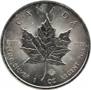 Canada, maple leaf, $5 2014, Ottawa, UNC