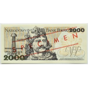 PRL, Mieszko I, 2000 złotych 1979, seria S, WZÓR No 1884*, UNC